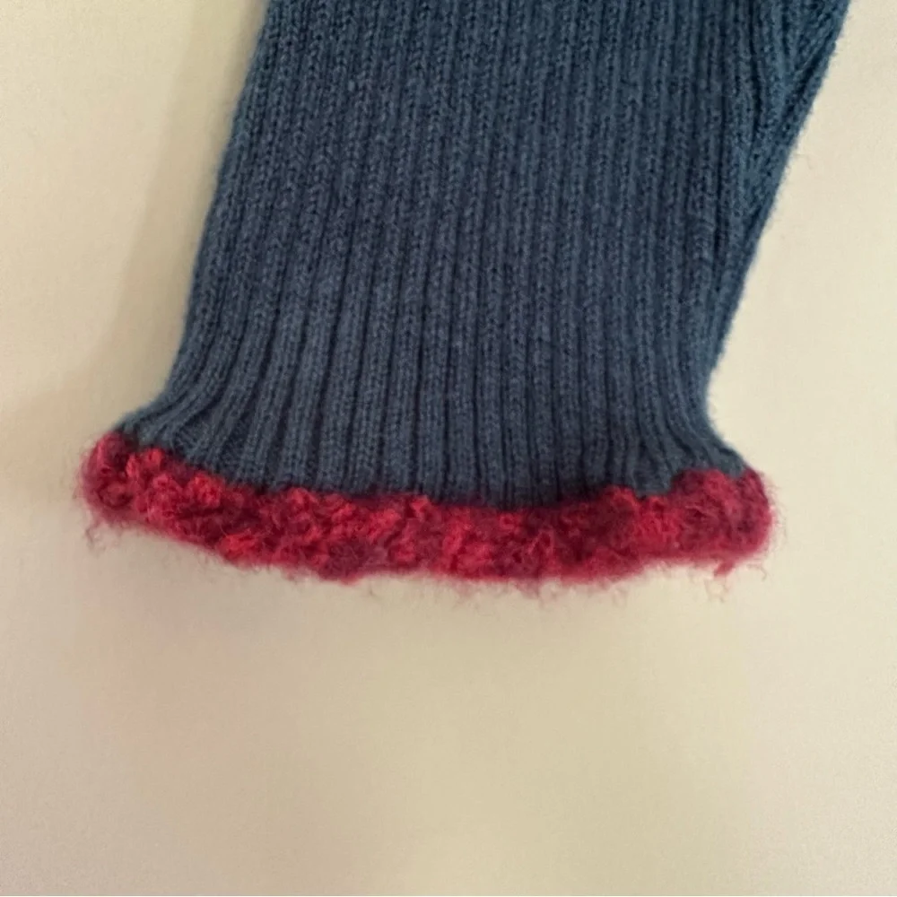 Lisa Todd RARE Cashmere Blend Sweater Women L Curly Red Hair Ginger Light Weigh - Picture 4 of 10